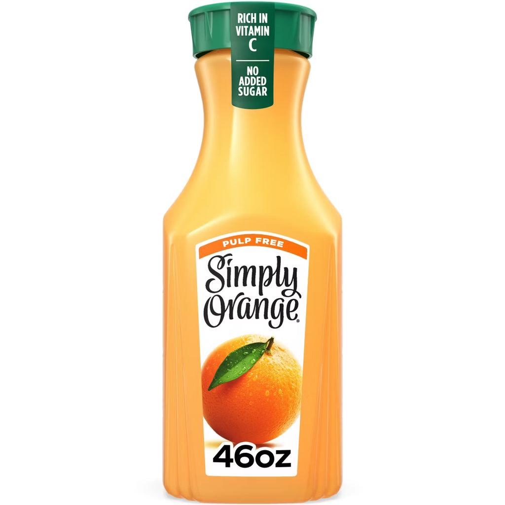 Simply Beverages Orange Pulp Free Juice - 46 fl oz