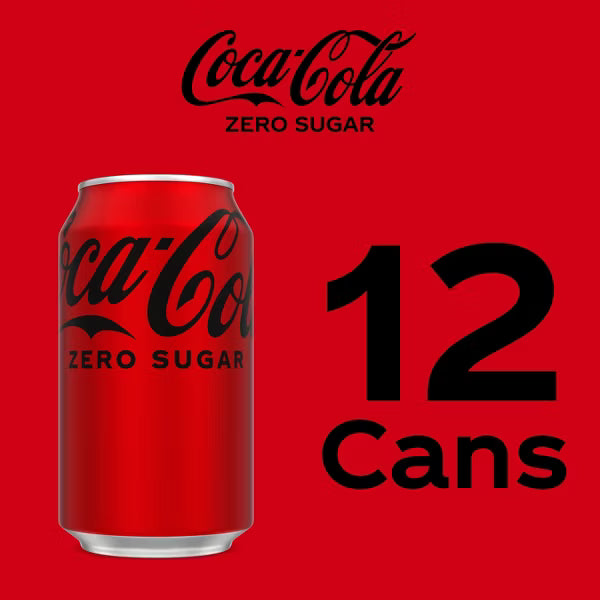 Coca-Cola Zero Sugar Soda - 12pk/12 fl oz Cans