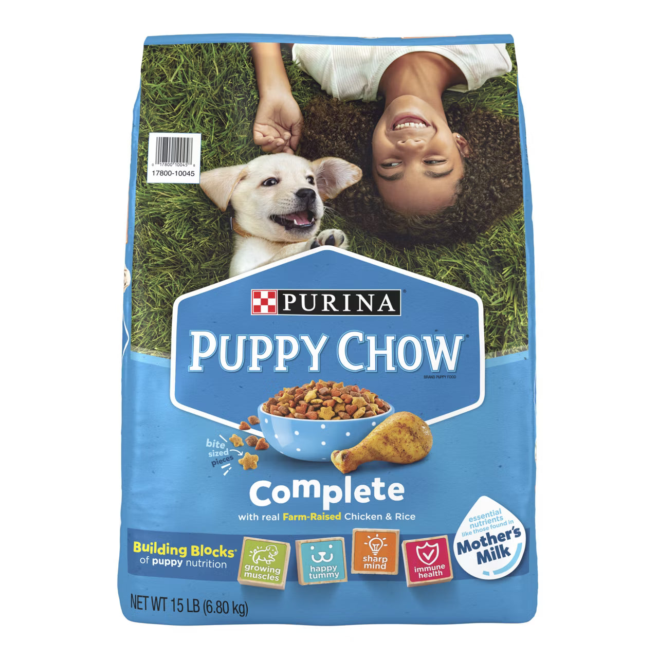 Here you go!  Title: Purina Puppy Chow High Protein Dry Puppy Food - Complete With Real Chicke